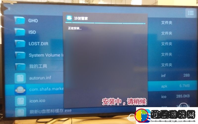 夏普LCD40SF466ABK通过U盘安装第三方应用