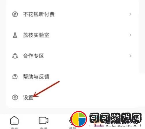 荔枝app如何设置音质1